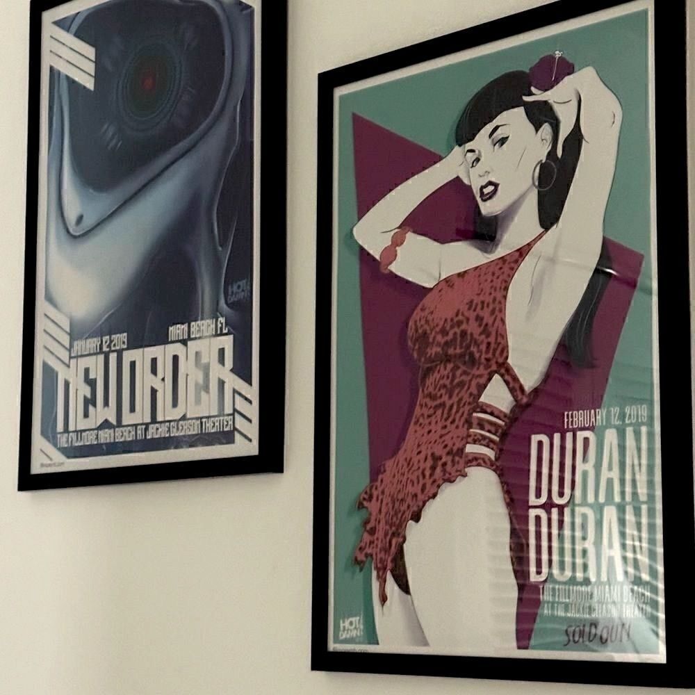 New Order Poster RARE Miami Beach 2019 - Picture 2 of 2